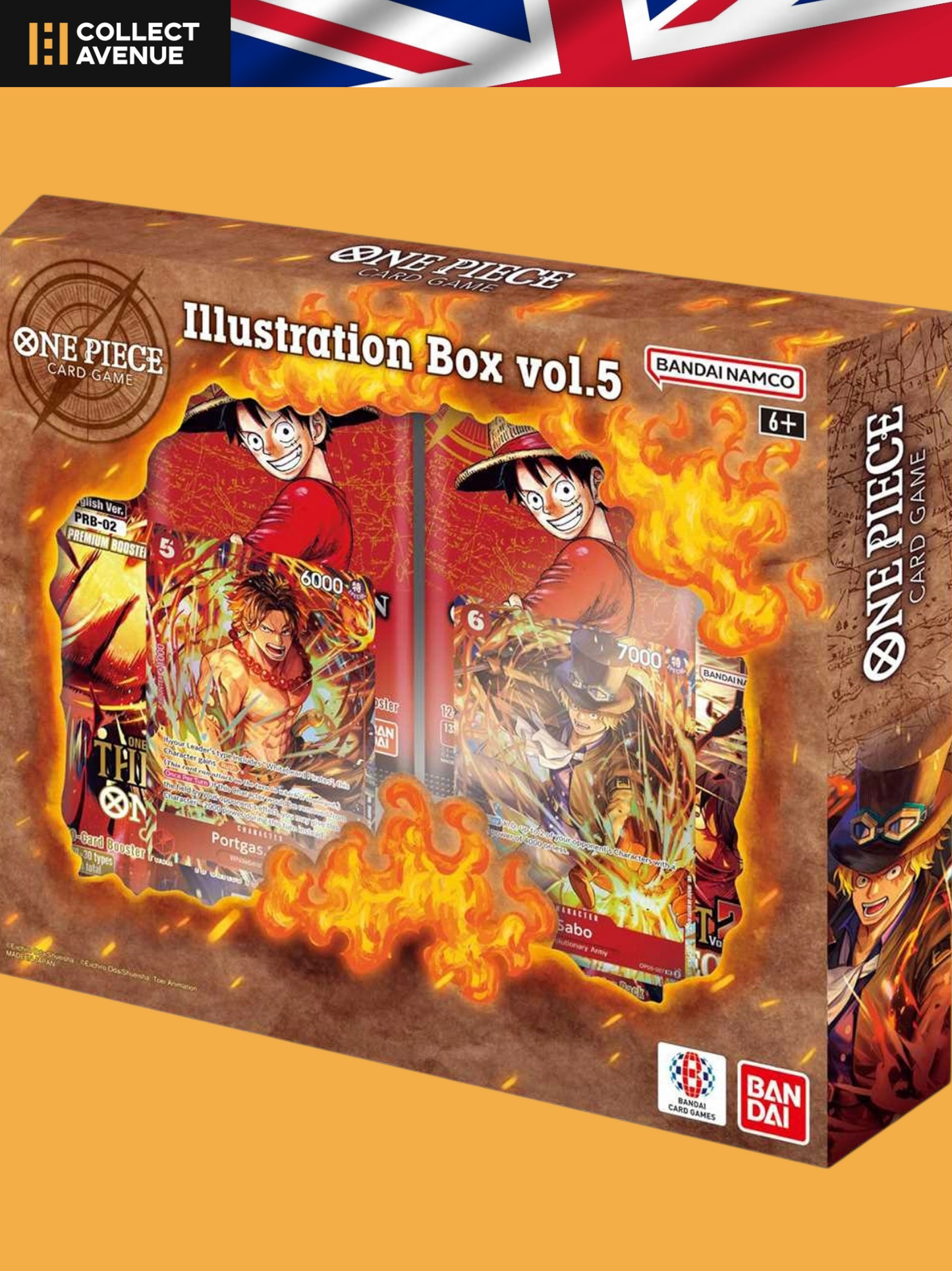 ☠️🚦Piece Card Game - Illustration Box [IB-05] - Version Anglaise US🚦☠️