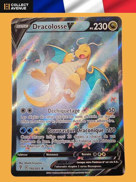 🚦Carte Pokémon Dracolosse V 192/203 FR🚦