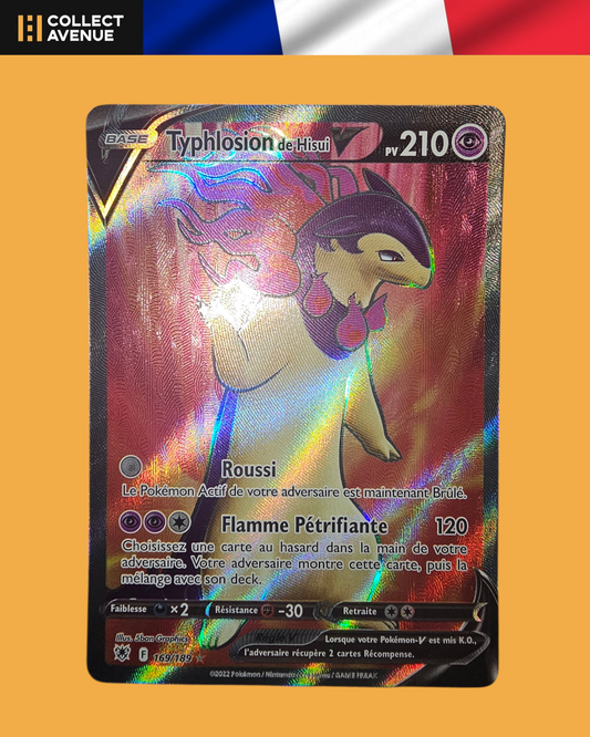 🚦Carte Pokémon Typhlosion de Hisui  FA 169/189 FR🚦