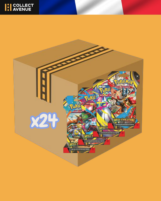 🚦 Pokémon - Case de 24 Boosters sous Blisters - Méga Evolution - ME01 FR🚦