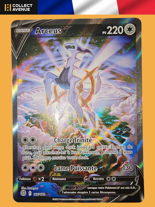 🚦Carte Pokémon Arceus V 166/172 FR🚦