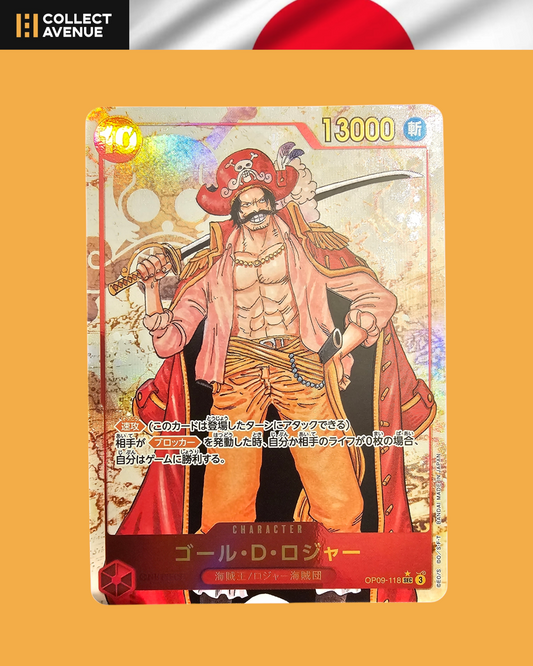 ☠️🚦ONE PIECE CARD GAME - NM - GOL D.ROGER OP09-118 SEC JPN🚦☠️