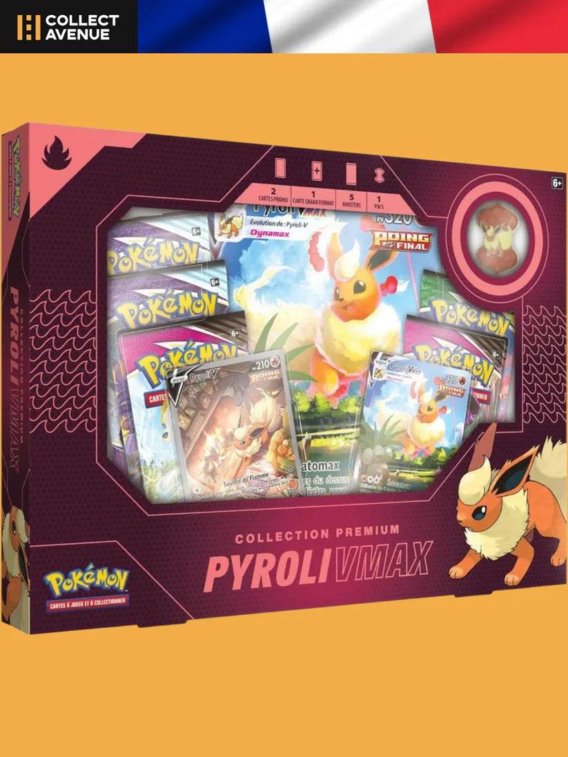 🚦Pokémon - Coffret Collection Premium - Pyroli Vmax - EB FR🚦