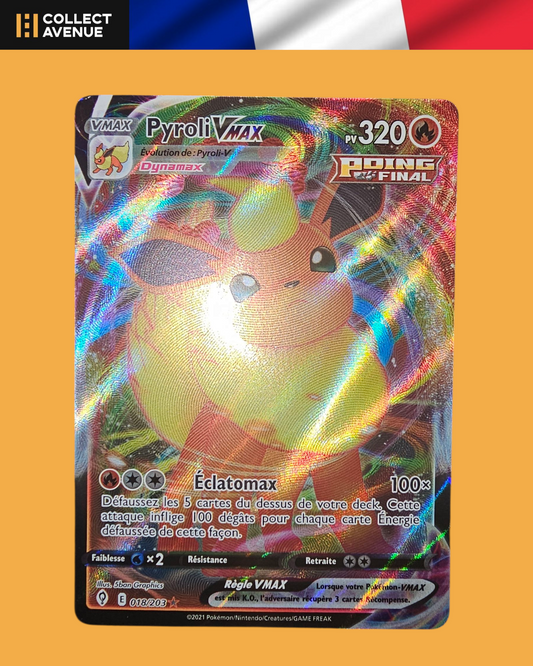 🚦Carte Pokémon Pyroli Vmax 018/203 FR🚦
