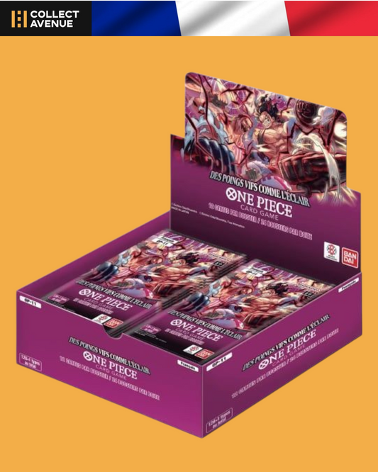 ☠️🚦One Piece - Display de 24 Boosters - OP11 Des Poings Vifs Comme l'Eclair FR🚦☠️